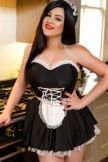 stunning European brunette escort girl in Sloane Avenue